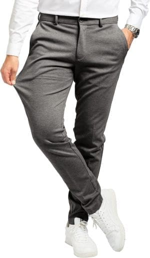 Performance Pants Herren Stylische Slim-Fit-Stretchhose, bequem, für Business und Freizeit, bequemer Stoff