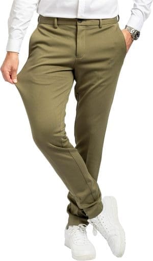 Performance Pants Herren Stylische Slim-Fit-Stretchhose, bequem, für Business und Freizeit, bequemer Stoff