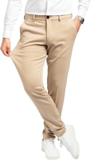 Performance Pants Herren Stylische Slim-Fit-Stretchhose, bequem, für Business und Freizeit, bequemer Stoff