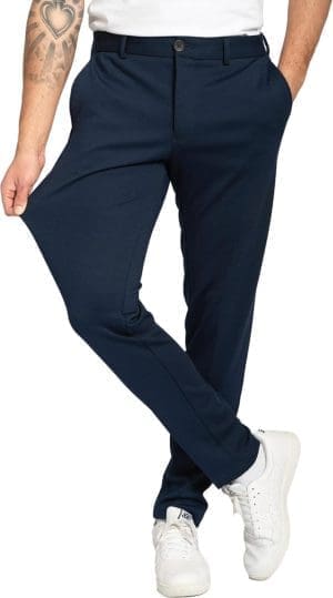 Performance Pants Herren Stylische Slim-Fit-Stretchhose, bequem, für Business und Freizeit, bequemer Stoff