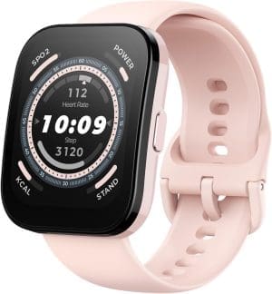 Amazfit Bip 5 46 mm Smartwatch mit Herzfrequenz mit 120 Sportmodi, Bluetooth-Anruf, GPS und 4 Satellitenpositionierungssystemen, funktioniert mit Alexa, SpO2-Monitor, 10 Tage Akkulaufzeit