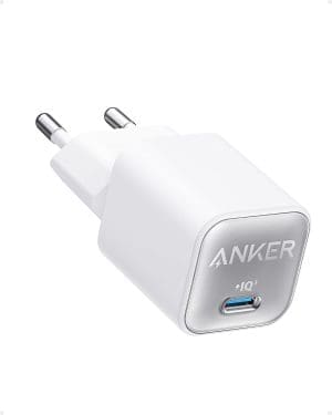 Anker USB C GaN Ladegerät 30W, 511 Ladegerät (Nano 3), PIQ 3.0 PPS Schnellladegerät, kompatibel mit iPhone 15/15 Pro/15 Pro Max/14 Pro/14 Pro Max, Galaxy, Pixel 4/3, iPad (Ohne Ladekabel)