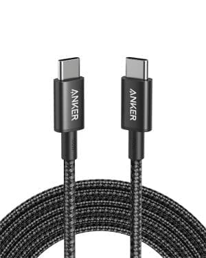 Anker USB C Kabel, 100W USB C auf USB C Kabel, USB C Ladekabel 3m lang für iPhone 16/15 Serie, MacBook Pro/Air, iPad Pro/Air, Galaxy S24/S23, Pixel, Switch, LG und mehr (Schwarz)