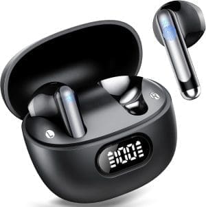 Bluetooth Kopfhörer, In Ear Kopfhörer Kabellos Bluetooth 5.3 mit 50H Tiefer Bass, Kabellose Kopfhörer Noise Cancelling Earbuds mit 4 ENC Mic, IPX7 Wasserdichte Ohrhörer.