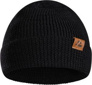 DANISH ENDURANCE Merino Mütze, Klassische Wollmütze, Warme Wintermütze, Thermo Beanie, Weich, Stretchy, Unisex, für Damen & Herren