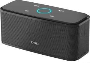 Doss SoundBox Touch Kabelloser tragbarer Bluetooth-Lautsprecher Schwarz