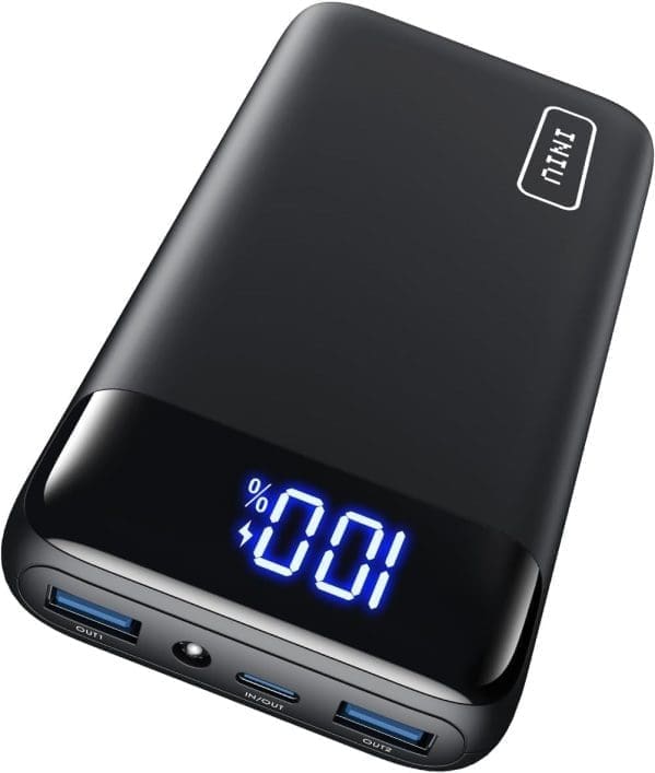 INIU Power Bank, 22,5 W Powerbank Klein Aber Stark 20000 mAh (USB C Eingang & Ausgang), PD 3.0 QC 4.0 Externe Handyakkus mit LED-Anzeige, kompatibel mit iPhone 16 15 14 13 12 Pro Max Samsung iPad Huawei