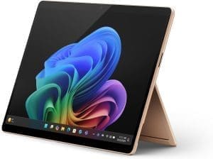 Microsoft Surface Pro | Copilot+ PC | 13 Zoll OLED-Touchscreen | Snapdragon® X Elite (12 Kerne) | 16 GB RAM | 512 GB SSD | Neuestes Modell, 11. Auflage | Düne