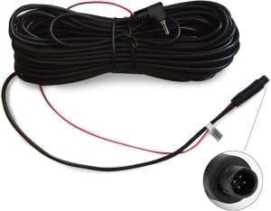 REDTIGER 50Feet Rückfahrkamera Ersatz längeres Kabel für Dash Cam (4 pin,2,5mm)