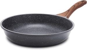 Sensarte Antihaft-Bratpfanne, Schweizer Granitbeschichtung, Omelettpfanne, gesundes Steinkochgeschirr, Kochpfanne, kompatibel mit Induktionsherden, PFOA-frei, 28 cm