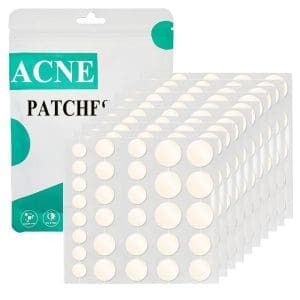 Zemolo 300 Stück Pickel Patch Unsichtbare Hydrokolloid Akne Pimple Patch mit Teebaumöl Tag & Nacht Akne Pflaster Wasserdicht & Atmungsaktiv Absorptionen Acne Patches