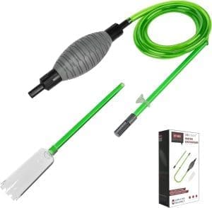 boxtech Aquarium Reiniger, Aquarium Wasserwechsel, Aquarium-Reinigung Sand Filter Fisch Tank Kiesfilter Einstellbare Durchflussregelung für Wasserwechsel