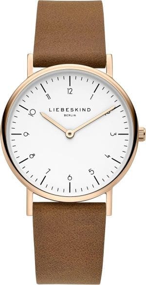 Liebeskind Berlin Damen-Analog-Quarzuhr mit Lederarmband