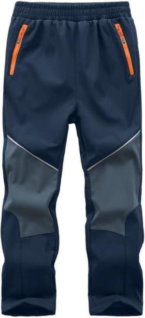 Zzkouine Kinder Softshellhose Schneehose Skihose Warme Hosen Jungen Mädchen Winterhose Outdoorhose Wanderhose