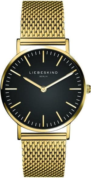 Liebeskind Berlin Armbanduhr aus Edelstahl mit verstellbarem Mesh-Armband