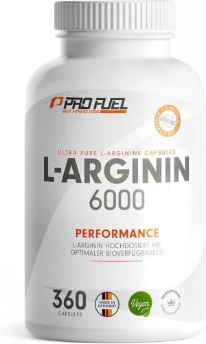 L-Arginin 360 Kapseln vegan – mit 6000 mg pflanzlichem L-Arginin aus Fermentation (davon 6000 mg reines L-Arginin) je Tagesdosis – Ohne Zusatzstoffe – laborgeprüft mit Zertifikat – vegan