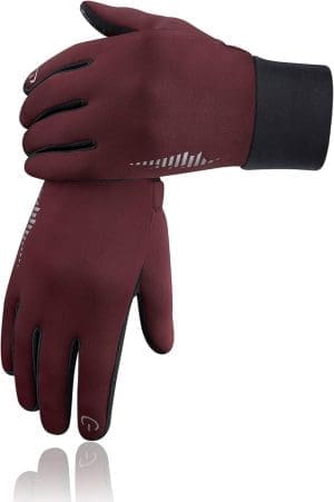 SIMARI Winter Thermo-Handschuhe Herren Damen Touchscreen Anti-Rutsch Winddicht Handschuhe Kaltes Wetter Handschuhe zum Autofahren Radfahren Skifahren Arbeiten Outdoor SMRG102