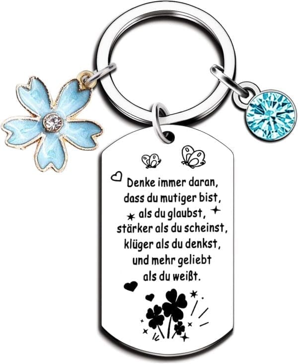 EFNHJF5 Geschenke für Frauen, Freundin, Geschenke für Mama, für Schwestern, Schlüsselanhänger-Geschenke für Frauen, inspirierende Geschenke für Freundin, Schwester, Kollegin, Ehefrau, Tante und Mutter