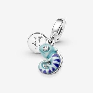 Feitery Kirschblüten-Perlen-Charm für Damen, kompatibel mit Pandora-Schmuck