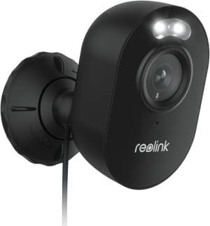 Reolink Lumus-2K 4MP Überwachungskamera Aussen mit Spotlights, 2,4/5GHz Dualband WLAN, Plug-in, smarte Person/Fahrzeug/Tiererkennung, Sofortwarnungen, Außenkamera mit Echtzeit-Gespräch, Schwarz