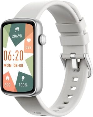 Shang Wing Smartwatch Damenuhr, schlanker Fitness-Tracker, Schrittzähler, Herzfrequenzmesser, SpO2-Messung, Schlafüberwachung, Sport, klein, wasserdicht, IP68 für Android, iOS, Handy