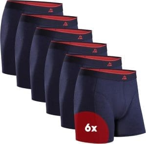 DANISH ENDURANCE 6er Pack Bambus Boxershorts Herren, Superweich & Elastischer Bund, Ohne Zettel, Atmungsaktiv, Unterhosen Herren mit oder ohne Eingriff