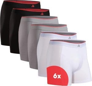 DANISH ENDURANCE 6er Pack Bambus Boxershorts Herren, Superweich & Elastischer Bund, Ohne Zettel, Atmungsaktiv, Unterhosen Herren mit oder ohne Eingriff