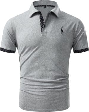 GLESTORE Poloshirt Herren Männer Hemd Herren Kurzarm Shirt Sommer