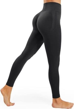 JOYSPELS Scrunch Butt Leggings Damen, High Waist Booty Lifting Po Push Up Gym Sporthose Seamless