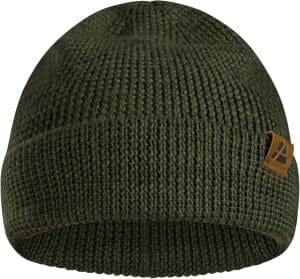 DANISH ENDURANCE Merino Mütze, Klassische Wollmütze, Warme Wintermütze, Thermo Beanie, Weich, Stretchy, Unisex, für Damen & Herren