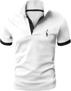 GLESTORE Poloshirt Herren Männer Hemd Herren Kurzarm Shirt Sommer