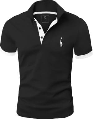 GLESTORE Poloshirt Herren Männer Hemd Herren Kurzarm Shirt Sommer