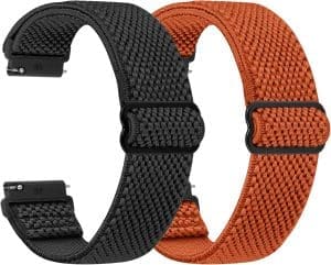 SHIJZWD Elastische Uhrenarmbänder, 16 mm, 18 mm, 20 mm, 22 mm, Armband mit Schnellverschluss, verstellbar, dehnbar, Nylonschlaufe, Sport, atmungsaktiv, Ersatzarmband für Männer, Frauen