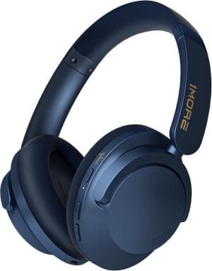 1MORE SonoFlow Pro Over-Ear Kopfhörer Kabellos, LDAC Hi-Res Wireless Audio, Active Noise Cancelling, 100H Spielzeit, Schnellladung, 3,5MM Kabel, Bluetooth 5.4, KI Anruf Geräuschunterdrückung (Blau)