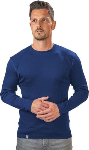 ALPIN LOACKER 100 Merino Langarmshirt Herren 230g/m2 I Feinste Merinowolle Unterwäsche I Langarm Wandershirt I Thermooberteil für Outdoor und Sport