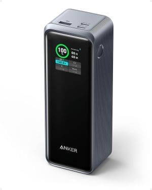 Anker Prime 27.650mAh Power Bank (250W), 3-Port Powerbank, Smarte App Kontrolle, kompatibel mit MacBook Pro/Air, iPhone 15/14 Serie, Galaxy, AirPods, und mehr (Ladestation separat erhältlich)