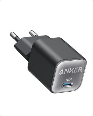 Anker USB C GaN Ladegerät 30W, 511 Ladegerät (Nano 3), PIQ 3.0 PPS Schnellladegerät, kompatibel mit iPhone 15/15 Pro/15 Pro Max/14 Pro/14 Pro Max, Galaxy, Pixel 4/3, iPad (Ohne Ladekabel)