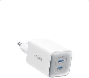 Anker USB C Ladegerät 47W, GaN 523 Nano 3, 2-Port Schnellladegerät Für iPhone 16/16 Pro/16 Pro Max/16 Plus/15/14, Galaxy, Pixel 4/3, iPad (Ohne Kabel)