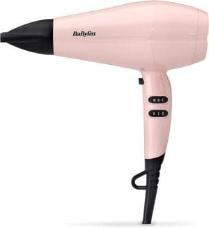 BaByliss Rose Blush Haartrockner 2200 Watt mit 3 Temperaturstufen und 2 Geschwindigkeitsstufen, 5337PRE