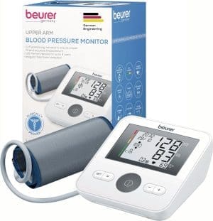 Beurer BM 27 Oberarm-Blutdruckmessgerät mit Manschettensitzkontrolle, klinisch validiert, für Oberarmumfänge von 22-42 cm, Risikoindikator, Arrhythmie-Erkennung, Meldung bei Anwendungsfehlern