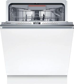 Bosch SMV4ECX24E Serie 4, Smarter Geschirrspüler Vollintegriert, 60cm, Spülmaschine Made in Germany, Besteckschublade, besonders leise, bessere Trocknungsleistung mit EfficientDry, Rackmatic, AquaStop