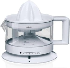 Braun Braun Tribute Collection CJ 3000 Zitruspresse (20 W, 0,35 l) weiß, 1 - Packung