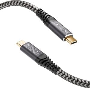 CAKOBLE USB C Kabel auf USB C 1M, USB 3.2 Gen2 Typ C Ladekabel, 20 Gbps Datenübertragung, 100W 20V/5A Schnellladekabel,4K @ 60Hz Videoübertragung für Laptop, Mobiltelefon USB-C-Geräte