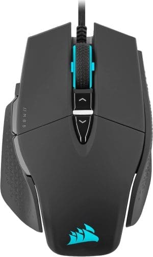 CORSAIR M65 RGB ULTRA Wired Tunable FPS Gaming Mouse – 26.000 DPI – Optische Schalter – Gewichtssystem – AXON Hyper-Processing-Technologie – iCUE-kompatibel – PC, Mac, PS5, PS4, Xbox – Schwarz