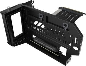 Cooler Master Vertical GPU Holder Kit V3 – Für E-ATX/ATX/mATX PC-Gehäuse & PCI-E 4.0-Geräte, anpassbare modulare Grafikkartenunterstützung, dicke SGCC-Stahlhalterung, inkl. 165mm Riser-Kabel – Schwarz