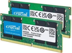 Crucial RAM CT2K16G4SFD8266 32 GB (2 x 16 GB) DDR4 2666 MHz CL19 Laptop-Arbeitsspeicher-Kit