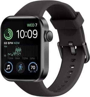 DDXCAW Smartwatch für Damen und Herren, 1,85 Zoll Smartwatch mit Telefonfunktion/Nachrichtenerinnerung, 140+ Sportmodi, wasserdichte IP68-Fitnessuhr mit Herzfrequenzmesser/Schlafmonitor, Schrittzähler für