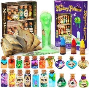 DECOHOME Kreatives Geschenk für Kinder, 20 Zaubermischung Zauberer Zaubertrank Flaschen, Handwerk Spielzeug Kreative Weihnachten Geburtstag Geschenke für Jungen & Mädchen Alter 6 7 8 9 10+