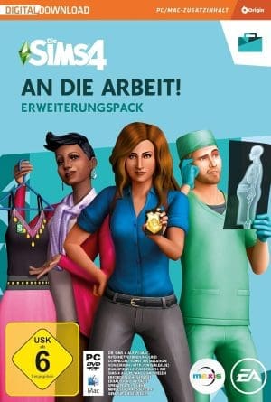 Die Sims 4 An die Arbeit (EP1) Erweiterungs-Pack PCWin-DLC |PC Download Origin Code |Deutsch