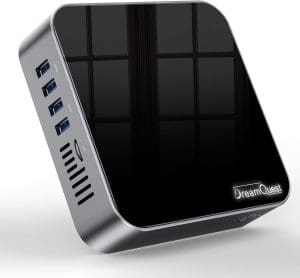 DreamQuest Mini PC Windows 11 Pro vorinstalliert, Intel New 2025 Gen N150 (bis zu 3,6 GHz), 16 GB DDR4 512 GB M.2 SSD Micro Desktop Computer mit 4K HDMI Port, 2X LAN/WiFi 5/BT5/USB3.2 X4 für Business Office